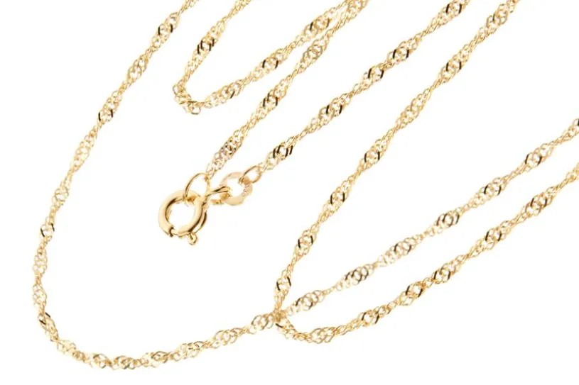 Singapurkette 1,8mm - echt 333 Gold