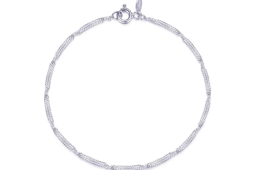 Singapurkettenarmband 1,8mm - 925 Silber