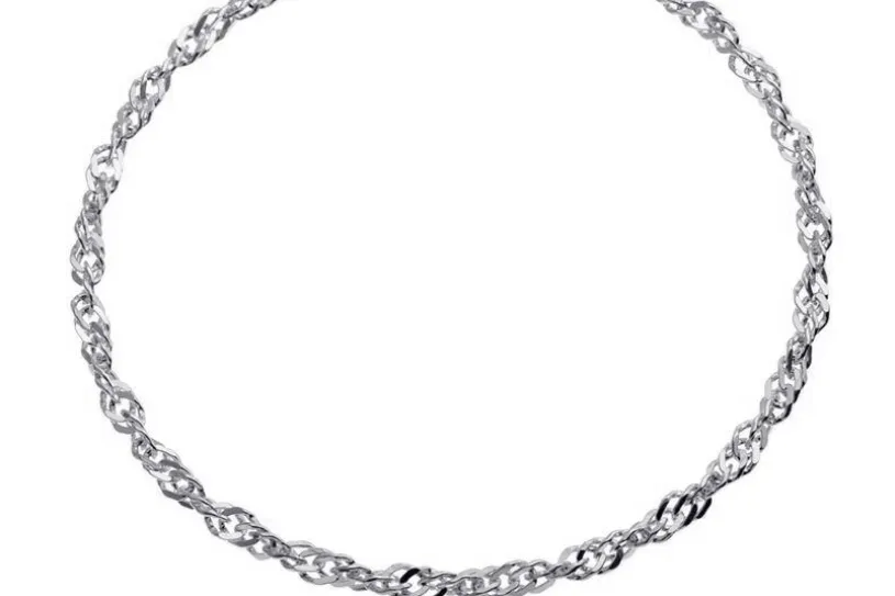 Singapurkettenarmband 3mm - 925 Silber