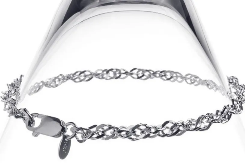 Singapurkettenarmband 4,5mm - 925 Silber