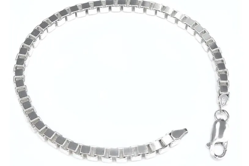 Veneziakette Armband 3,8mm - 925 Silber